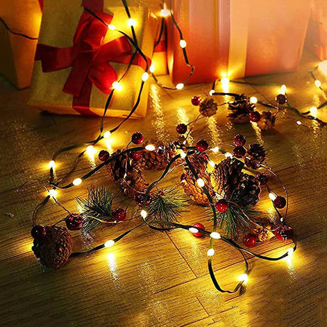 Lumitra LED-Lichterkette – Lichterkette für Innen- und Außenbereiche