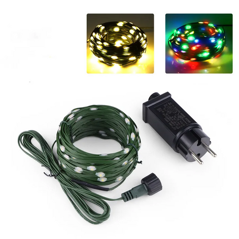 Lumitra LED-Lichterkette – Lichterkette für Innen- und Außenbereiche