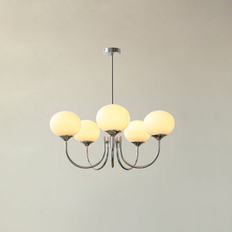 Lumoria Deckenleuchte – Moderne Glaspendelleuchte mit sanftem Wellen-Design