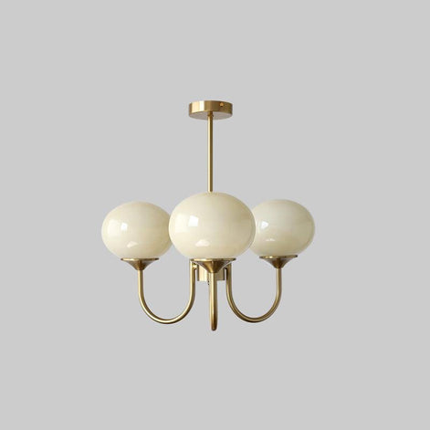 Lumoria Deckenleuchte – Moderne Glaspendelleuchte mit sanftem Wellen-Design