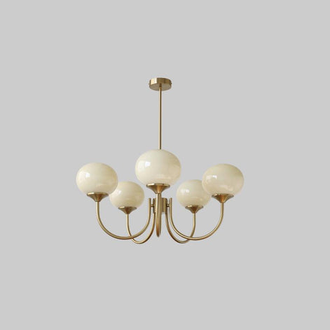 Lumoria Deckenleuchte – Moderne Glaspendelleuchte mit sanftem Wellen-Design
