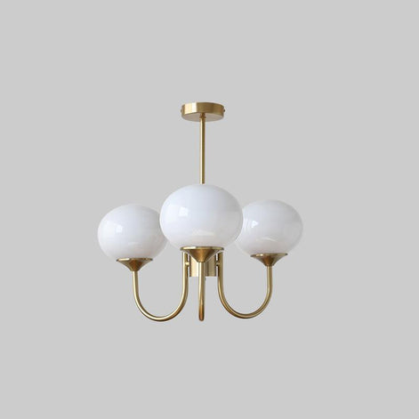 Lumoria Deckenleuchte – Moderne Glaspendelleuchte mit sanftem Wellen-Design