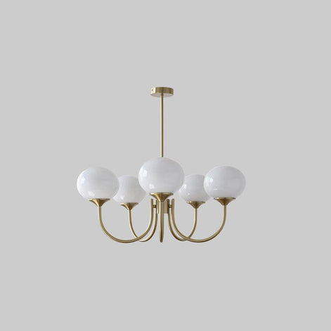 Lumoria Deckenleuchte – Moderne Glaspendelleuchte mit sanftem Wellen-Design