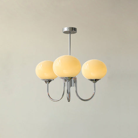Lumoria Deckenleuchte – Moderne Glaspendelleuchte mit sanftem Wellen-Design