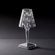 Lunara LED-Tischleuchte – Kristalleffekt mit kabelloser Touch-Steuerung