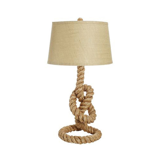 Lunera Stoff-Tischlampe – Industrieller Stil mit sanfter Lichtwirkung