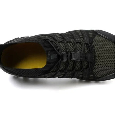 Niedrige Wanderschuhe mit elastischer Schnellschnürung und Profilsohle – Teravon