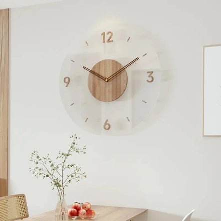 **Nordic Glass Wall Clock Yara – Minimalist Elegance for Every Space** 10