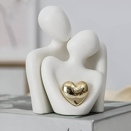 Nordic Minimalist Paar Figurine – Stilvolle Dekoration für Ihr Zuhause 2