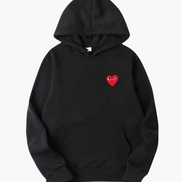 HeartBeat Hoodie – Unisex Kapuzenpullover mit Herzdetail