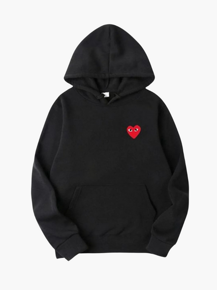 HeartBeat Hoodie – Unisex Kapuzenpullover mit Herzdetail