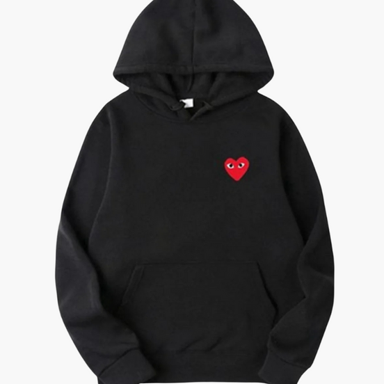 HeartBeat Hoodie – Unisex Kapuzenpullover mit Herzdetail