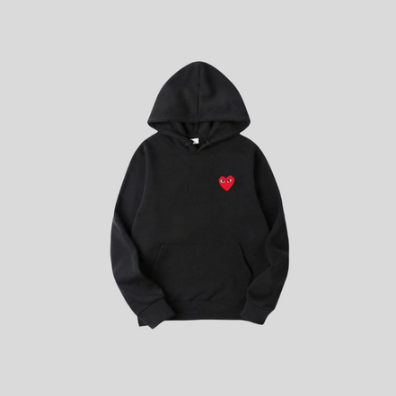 HeartBeat Hoodie – Unisex Kapuzenpullover mit Herzdetail