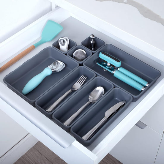 Ordiva Schubladen-Organizer Set (8-teilig) – Flexible Ordnung für Schubladen