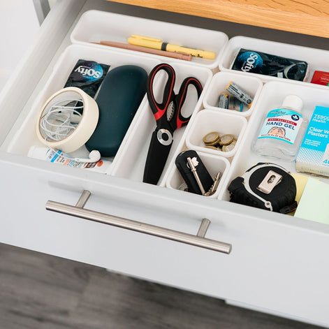 Ordiva Schubladen-Organizer Set (8-teilig) – Flexible Ordnung für Schubladen