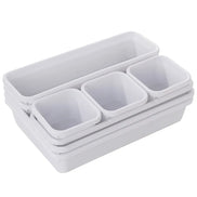 Ordiva Schubladen-Organizer Set (8-teilig) – Flexible Ordnung für Schubladen