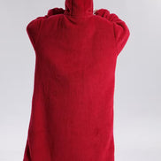 Oversized Hoodie-Decke mit Kapuze, langen Ärmeln und Fronttasche – Velmora