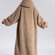 Oversized Hoodie-Decke mit Kapuze, langen Ärmeln und Fronttasche – Velmora