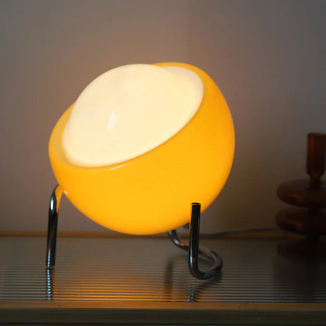 Ovessa Tischleuchte mit Glasgehäuse