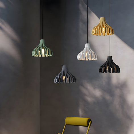 Pendelleuchte mit floralem Design für dekorative Beleuchtung