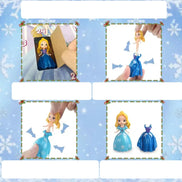 Prinzessinnen Adventskalender mit 24 Türchen und wechselbarer Puppenkleidung – Prinzavella