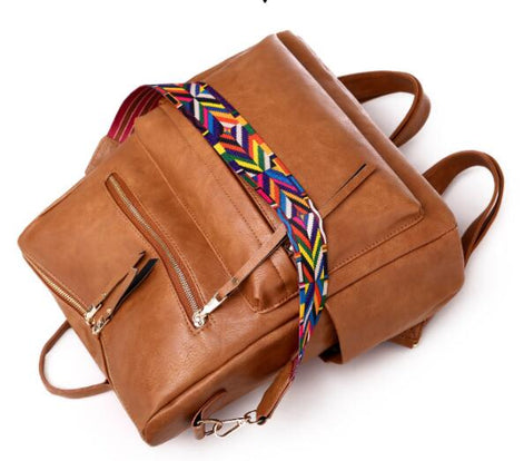 Tessavelle Damen Rucksack mit mehreren Fächern und modernem Design