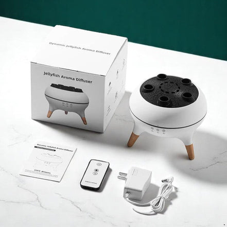 Quallen-Diffusor Mit LED-Farben – Beruhigender Nebel Für Entspannung 4