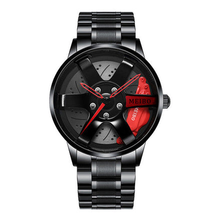 watches : Elegant Racecar Watch™ | Waar tijd wordt gewaardeerd in Rood Stijl 2 van Pantino