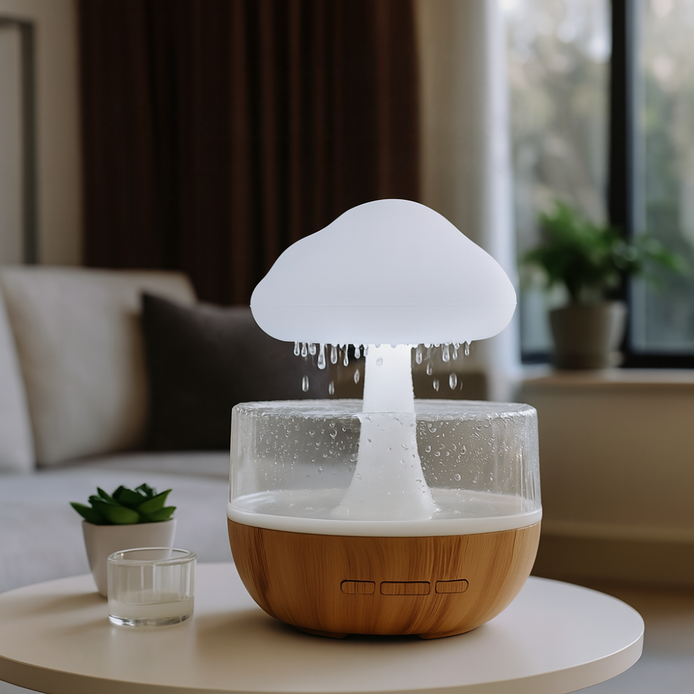 Rainara Ultraschall Aroma Diffuser – Sanfte Raumatmosphäre mit Nebel & Licht