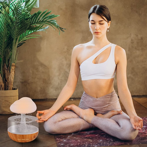 Rainara Ultraschall Aroma Diffuser – Sanfte Raumatmosphäre mit Nebel & Licht