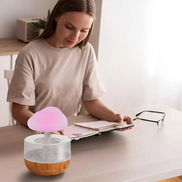 Rainara Ultraschall Aroma Diffuser – Sanfte Raumatmosphäre mit Nebel & Licht
