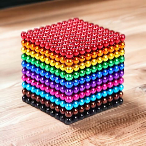 Regenbogen Magnetkugeln Set – Kreative Gestaltung mit Magnetelementen