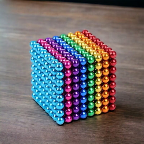 Regenbogen Magnetkugeln Set – Kreative Gestaltung mit Magnetelementen