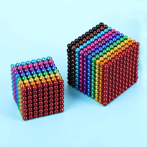 Regenbogen Magnetkugeln Set – Kreative Gestaltung mit Magnetelementen