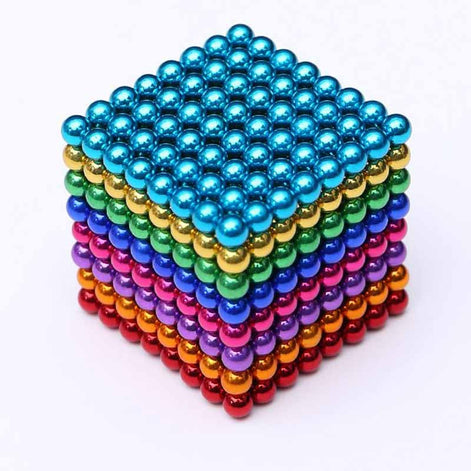 Regenbogen Magnetkugeln Set – Kreative Gestaltung mit Magnetelementen