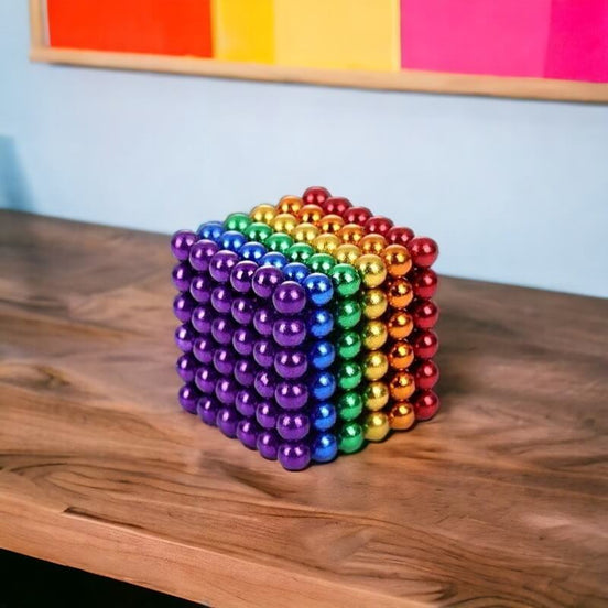 Regenbogen Magnetkugeln Set – Kreative Gestaltung mit Magnetelementen