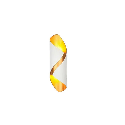 Arvion LED Wandleuchte Spiraldesign 6W Warmweiß Innen und Außen