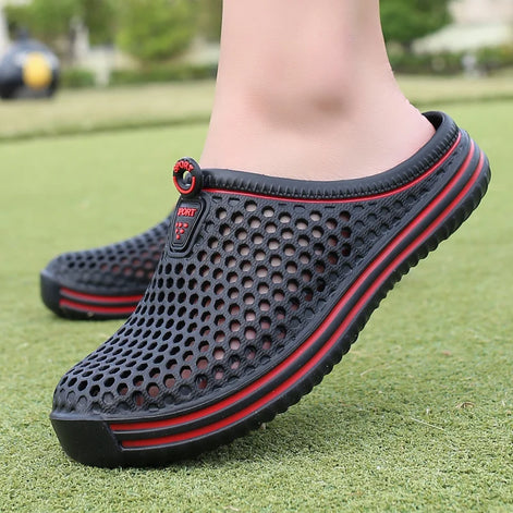 Solviro Unisex EVA Strand Clogs mit rutschfester Sohle