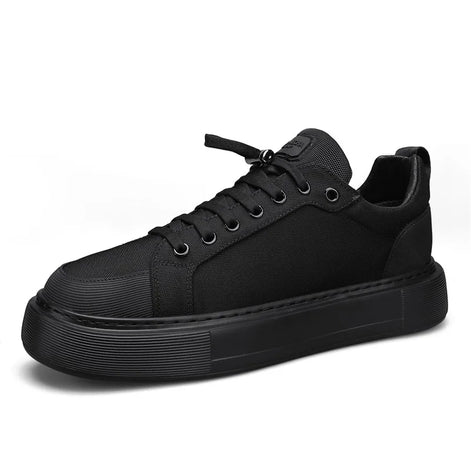 Varento Sneaker mit Schnürung und profilierter Gummisohle – Freizeitschuh mit Textiloberfläch