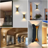 Aurevix LED Wandleuchte Aluminium Innen und Außen Wandlampe