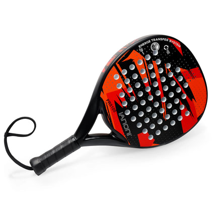 Carvion Padel Schläger mit Carbon-Oberfläche und EVA-Kern – Sport Schläger