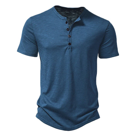 Velano Henley T-Shirt kurzarm mit Knopfleiste und bequemer Passform für den Alltag
