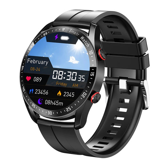Rundes Smartwatch mit Bluetooth-Telefonfunktion
