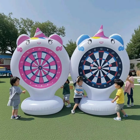 Unicornix Aufblasbare Dartscheibe für Kinder und Familienspiele