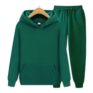 Damen Jogginganzug 2-teilig mit Kapuzenpullover und Streifendetails – Velmirae