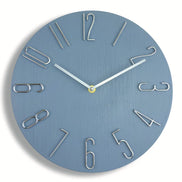 Simplaro Wandquarzuhr – Runde geräuscharme Uhr (30 cm)