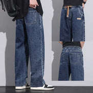 Herren Jeans mit geradem weitem Bein und lockerem Schnitt Taverno