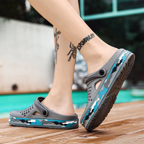 Veltrion Herren Clogs mit rutschfester Sohle