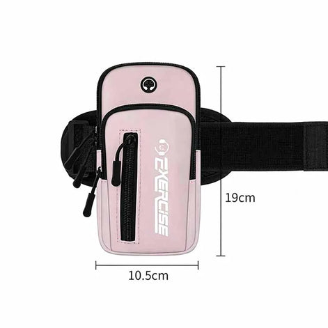 Sport-Armtasche mit Reißverschluss für Smartphone und Outdoor-Aktivitäten – MotionPocket