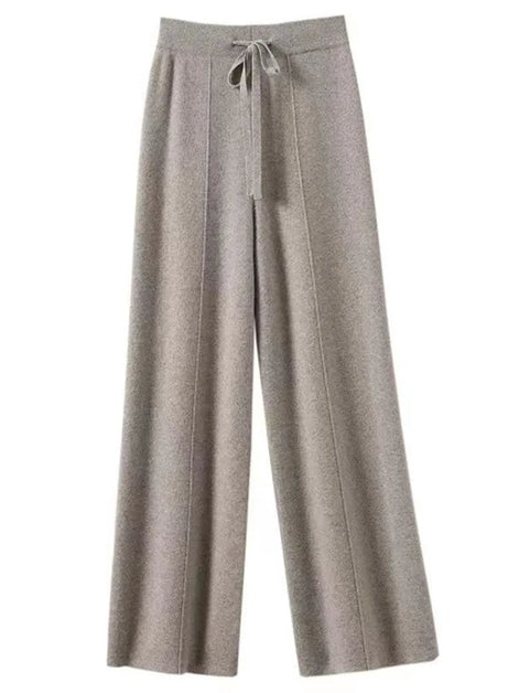 Veloria Wollhose – Hoch taillierte Strickhose